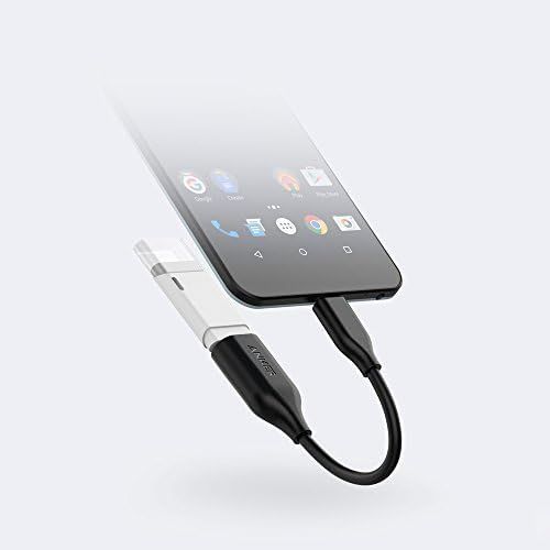 앤커 Anker USB-C to USB 3.1 Adapter, Converts USB-C Female into USB-A Female, Uses USB OTG Technology, Compatible with Samsung Galaxy Note 8, S8 S8+ S9, iPad Pro 2018, Nexus 6P 5X, LG V