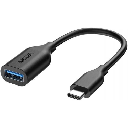 앤커 Anker USB-C to USB 3.1 Adapter, Converts USB-C Female into USB-A Female, Uses USB OTG Technology, Compatible with Samsung Galaxy Note 8, S8 S8+ S9, iPad Pro 2018, Nexus 6P 5X, LG V