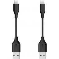 [2 Pack] Anker Powerline Lightning Cable (4 inch) Apple MFi Certified - Lightning Cables for iPhone Xs/XS Max/XR/X / 8/8 Plus / 7/7 Plus, iPad Mini / 4/3 / 2, iPad Pro Air 2