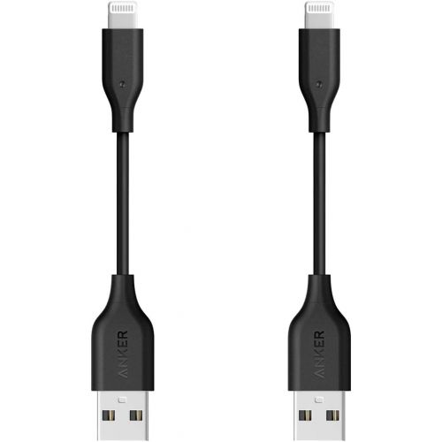 앤커 [2 Pack] Anker Powerline Lightning Cable (4 inch) Apple MFi Certified - Lightning Cables for iPhone Xs/XS Max/XR/X / 8/8 Plus / 7/7 Plus, iPad Mini / 4/3 / 2, iPad Pro Air 2