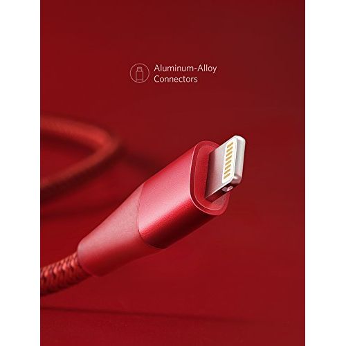 앤커 Anker Powerline+ II Lightning Cable (1ft), MFi Certified for Flawless Compatibility with iPhone 11 / XS/XS Max/XR/X / 8/8 Plus / 7/7 Plus / 6/6 Plus / 5 / 5S and More