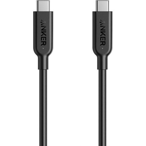 앤커 Anker Powerline II USB-C to USB-C 3.1 Gen 2 Cable (3ft) with Power Delivery, for Apple MacBook, Huawei Matebook, iPad Pro 2020, Chromebook, Pixel, Switch, and More Type-C Devices/L