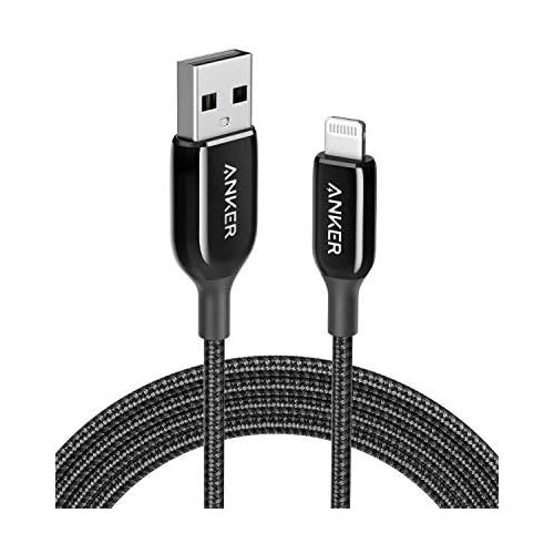 앤커 iPhone Charger Cable, Anker Powerline+ III Lightning to USB A Cable, (6ft MFi Certified), USB Charging/Sync Lightning Cord Compatible with iPhone 11 / Xs MAX/XR/X / 8/7 / AirPods,