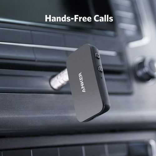 앤커 Anker Soundsync A3352 Bluetooth Receiver for Music Streaming with Bluetooth 5.0, 12-Hour Battery Life, Handsfree Calls, Dual Device Connection, for Car, Home Stereo, Headphones, Sp