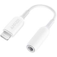 Anker 3.5mm Audio Adapter with Lightning Connector, MFi Certified Lightning to Female 3.5mm Dongle, Supports Volume Control and Mic for Headphones, Earphones, Earbuds, and More.