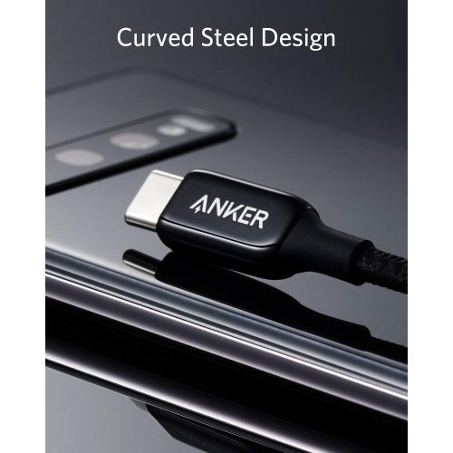 앤커 USB C to USB C Cable, Anker Powerline+ III USB C to USB C (6ft) USB-IF Certified Cable, 60W Power Delivery PD Charging for Apple MacBook, iPad Pro 2020, Google Pixel 3a/4 XL and Mo