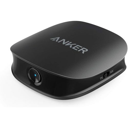 앤커 Anker Soundsync A3341 Bluetooth 2-in-1 Transmitter and Receiver, with Bluetooth 5, HD Audio with Lag-Free Synchronization, and AUX/RCA/Optical Connection for TV and Home Stereo Sys