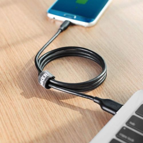 앤커 Anker [5-Pack] Powerline Micro USB - Charging Cable [Assorted Lengths] for Samsung, Nexus, LG, Android Smartphones and More (Black)