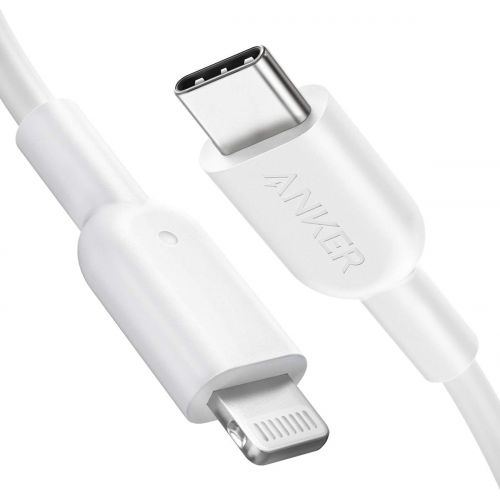 앤커 Anker USB C to Lightning Cable, iPhone 11 Charger [6ft Apple MFi Certified] Powerline II for iPhone SE / 11 Pro/X/XS/XR / 8 Plus/AirPods Pro, Supports Power Delivery