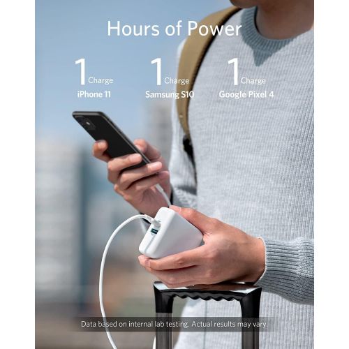 앤커 Anker PowerCore Fusion 5000 PD, 18W USB-C Portable Charger 2-in-1 with Power Delivery Wall Charger for iPhone 11, iPad, Samsung, Pixel and More