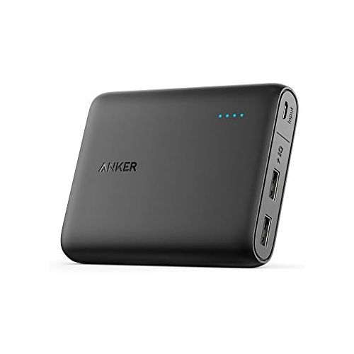 앤커 Anker PowerCore 13000, Compact 13000mAh 2-Port Ultra-Portable Phone Charger Power Bank with PowerIQ and VoltageBoost Technology for iPhone, iPad, Samsung Galaxy (Blue)