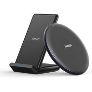 Anker Wireless Chargers Bundle, PowerWave Pad & Stand, Qi-Certified Compatible iPhone 11, 11 Pro, 11 Pro Max, Xs Max, XR, XS, X, 8, 8 Plus, 10W for Galaxy S20 S10 S9, Note 10 Note
