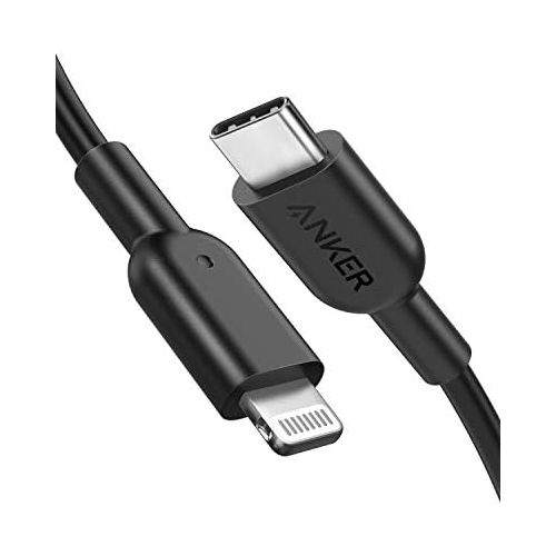 앤커 iPhone 11 Charger, Anker USB C to Lightning Cable [3Ft Apple MFi Certified] Powerline Ii for iPhone 11/Pro/Max/X/XS/XR/XS Max/ 8/Plus, Supports Power Delivery