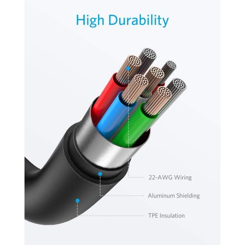 앤커 iPhone 11 Charger, Anker USB C to Lightning Cable [3Ft Apple MFi Certified] Powerline Ii for iPhone 11/Pro/Max/X/XS/XR/XS Max/ 8/Plus, Supports Power Delivery