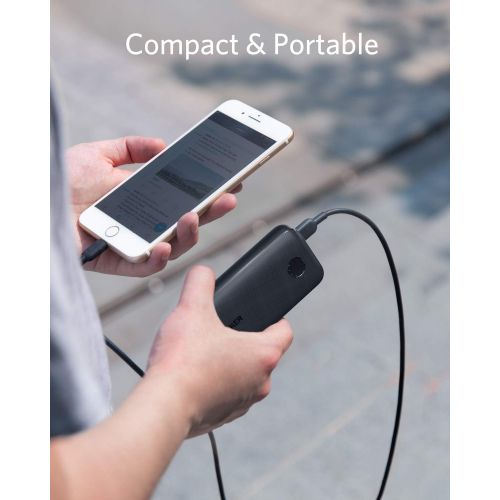 앤커 Anker PowerCore 10000 PD Redux, 10000mAh Portable Charger USB-C Power Delivery (18W) Power Bank for iPhone 11/11 Pro / 11 Pro Max / 8 / X/XS Samsung S10, Pixel 3/3XL, iPad Pro 2018