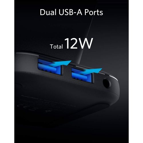 앤커 Anker 3-in-1 Multi-Device Wireless Charging Station, PowerWave 10 Stand with 2 USB-A Ports, for iPhone 11, 11 Pro, XS Max, XR, XS, X, 8, 8 Plus, Galaxy S20, S10, S9, S8, 36W Power