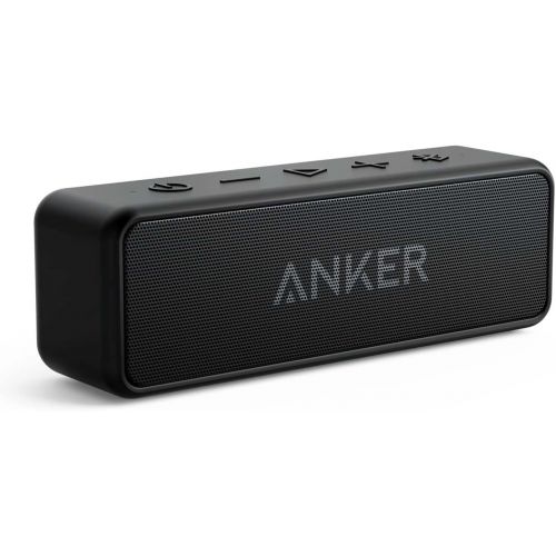 앤커 [Upgraded] Anker Soundcore 2 Portable Bluetooth Speaker with 12W Stereo Sound, Bluetooth 5, Bassup, IPX7 Waterproof, 24-Hour Playtime, Wireless Stereo Pairing, Speaker for Home, Ou