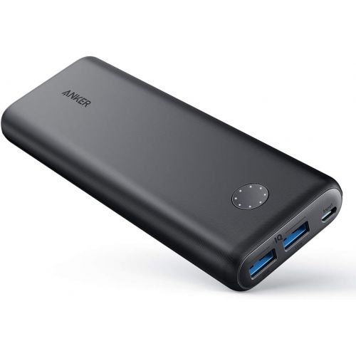 앤커 Anker PowerCore II 20000, 20100mAh Portable Charger with Dual USB Ports, PowerIQ 2.0 (up to 18W Output) Power Bank, Fast Charging for iPhone, Samsung and More (Compatible with Quic