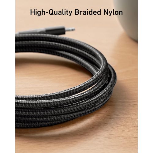 앤커 iPhone Charger Cable 10 Foot, Anker Powerline+ II Lightning Cable, (10 ft MFi Certified) Extra Long iPhone Charging Cord Compatible with iPhone SE 11 Pro Max Xs MAX XR X 8 7 6S, iP