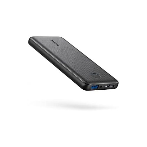 앤커 Anker PowerCore Slim 10000, Ultra Slim Portable Charger, Compact 10000mAh External Battery, High-Speed PowerIQ Charging Technology Power Bank for iPhone, Samsung Galaxy and More (U