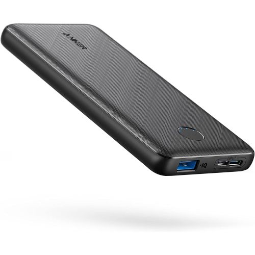 앤커 Anker PowerCore Slim 10000, Ultra Slim Portable Charger, Compact 10000mAh External Battery, High-Speed PowerIQ Charging Technology Power Bank for iPhone, Samsung Galaxy and More (U