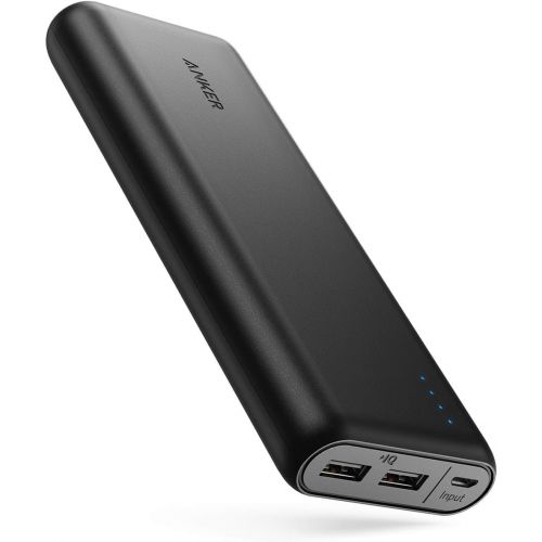 앤커 Portable Charger Anker PowerCore 20100mAh - Ultra High Capacity Power Bank with 4.8A Output and PowerIQ Technology, External Battery Pack for iPhone, iPad & Samsung Galaxy & More (