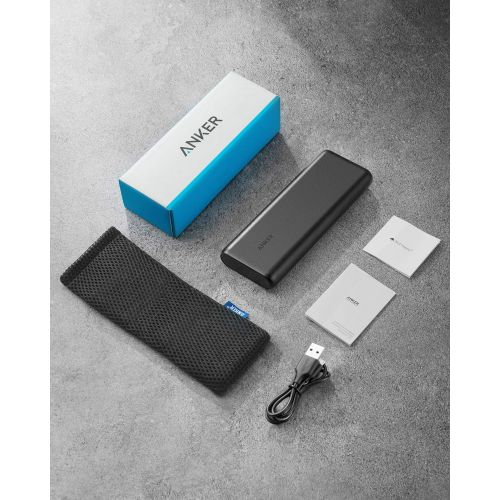 앤커 Portable Charger Anker PowerCore 20100mAh - Ultra High Capacity Power Bank with 4.8A Output and PowerIQ Technology, External Battery Pack for iPhone, iPad & Samsung Galaxy & More (