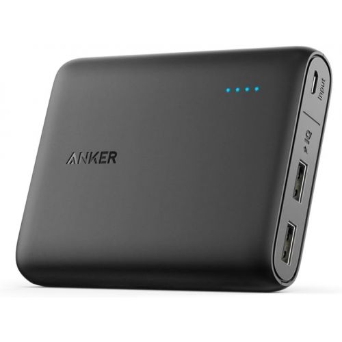 앤커 Anker PowerCore 13000 Portable Charger - Compact 13000mAh 2-Port Ultra Portable Phone Charger Power Bank with PowerIQ and VoltageBoost Technology for iPhone, iPad, Samsung Galaxy (