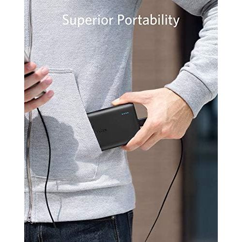 앤커 Anker PowerCore 13000 Portable Charger - Compact 13000mAh 2-Port Ultra Portable Phone Charger Power Bank with PowerIQ and VoltageBoost Technology for iPhone, iPad, Samsung Galaxy (