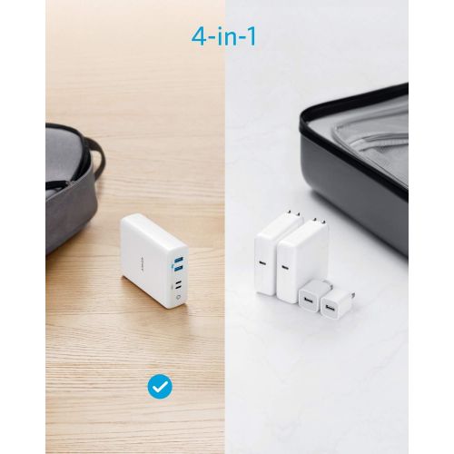 앤커 USB-C Charger, Anker 100W 4-Port Type-C Charging Station with Power Delivery, PowerPort Atom PD 4 [Intelligent Power Allocation] for MacBook Pro/Air, iPad Pro, Pixel, iPhone Xs/Max