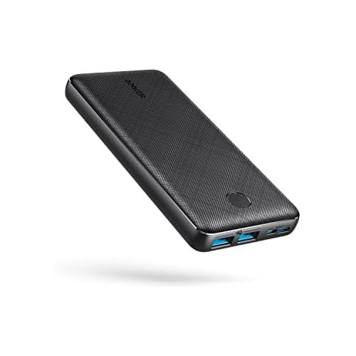 앤커 Anker Portable Charger, PowerCore Essential 20000mAh Power Bank with PowerIQ Technology and USB-C (Input Only), High-Capacity External Battery Pack Compatible with iPhone, Samsung,