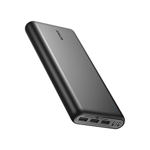 앤커 Anker PowerCore 26800 Portable Charger, 26800mAh External Battery with Dual Input Port and Double-Speed Recharging, 3 USB Ports for iPhone, iPad, Samsung Galaxy, Android and Other