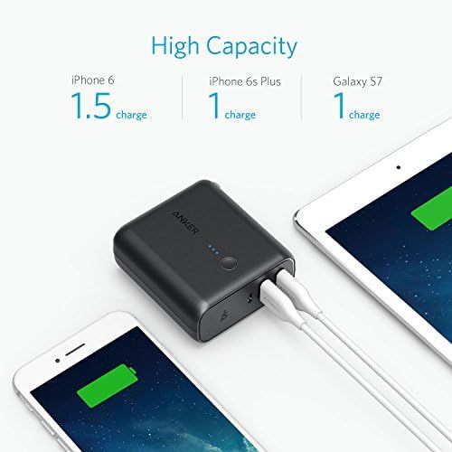 앤커 Anker PowerCore Fusion 5000, Portable Charger 5000mAh 2-in-1 with Dual USB Wall Charger, Foldable AC Plug and PowerIQ, Battery Pack for iPhone, iPad, Android, Samsung Galaxy, and M