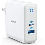 USB C Charger, Anker 60W PIQ 3.0 & GaN Tech Dual Port Charger, PowerPort Atom III (2 Ports) Travel Charger with a 45W USB C Port, for USB-C Laptops, MacBook, iPad Pro, iPhone, Gala