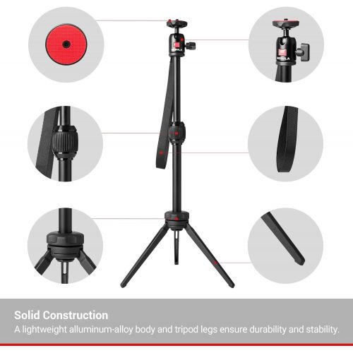 앤커 [무료배송]앤커 네뷸라 캡슐시리즈 삼각대 스탠드 Anker Nebula Capsule Series Adjustable Tripod Stand, Compact, Aluminum Alloy Portable Projector Stand for Capsule, Capsule Max, and Capsule II with Universal Mount and Swivel Ball