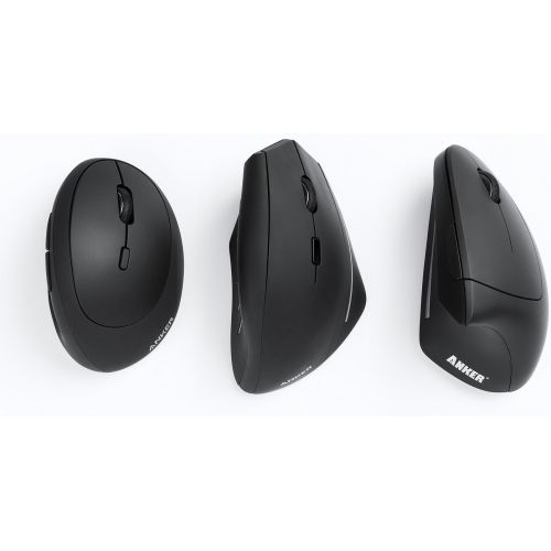 앤커 [아마존베스트]Anker Ergonomic Optical USB Wired Vertical Mouse 1000/1600 DPI, 5 Buttons CE100