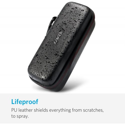 앤커 Anker SoundCore Official Travel Case (for Anker SoundCore/SoundCore 2 Bluetooth Speaker ONLY) - PU Leather Premium Protection Carry Case