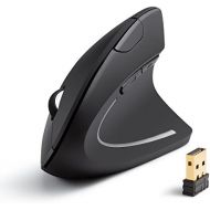 [아마존베스트]Anker 2.4 G Vertical Wireless Ergonomic Mouse for Windows, Mac OS, USB, 800 / 1200 / 1600 DPI, 5 Buttons