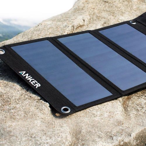 앤커 Anker PowerPort Solar 2 Ports 21W Dual USB Solar Charger for iPhone 7  6s  Plus, iPad Pro  Air 2  mini, Galaxy S7  S6  Edge  Plus, Note 5  4, LG, Nexus, HTC and More