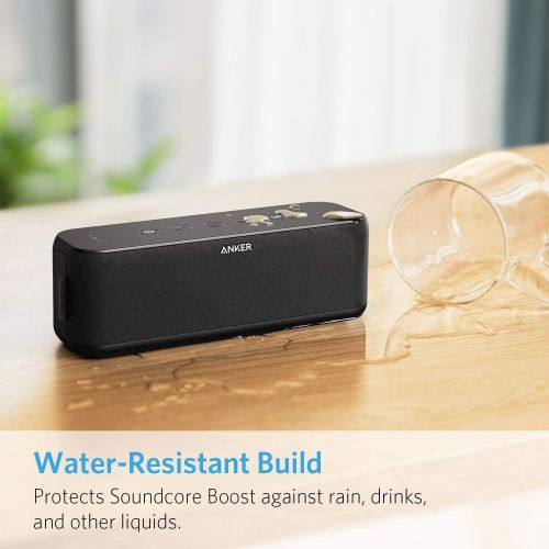 앤커 Anker SoundCore Boost 20W Bluetooth Speaker with BassUp Technology - 12h Playtime, IPX5 Water-Resistant, Portable Battery with 66ft Bluetooth RangeSuperior Sound & Bass for iPhone