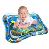 AnnZoo Inflatable Tummy Time Premium Water Mat Infants & Toddlers Fun, Baby Children Water Play Mat, The Perfect Fun Time Play Activity Center Your Babys Stimulation Growth (26 X19