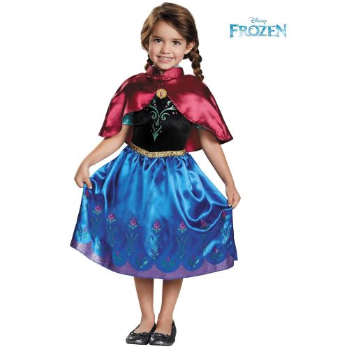  Anna Traveling Toddler Classic Costume, Medium (3T-4T)