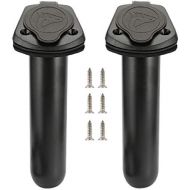 [아마존베스트]Anndason 2 Pcs Kayak Deck Plastic Flush Mount Fishing Boat Rod Holders Cap Cover, Fishing Tackle Accessory Tool