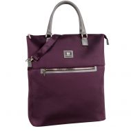 Anne Klein Overnight 20 Inch Fold Over Tote, Eggplant, One Size