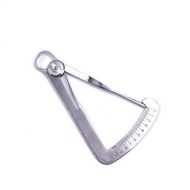 [아마존베스트]Annhua Dental Crown Metal Caliper Gauge Caliper Dentist Lab Instrument Dental Ruler 0-10mm Stainless Steel