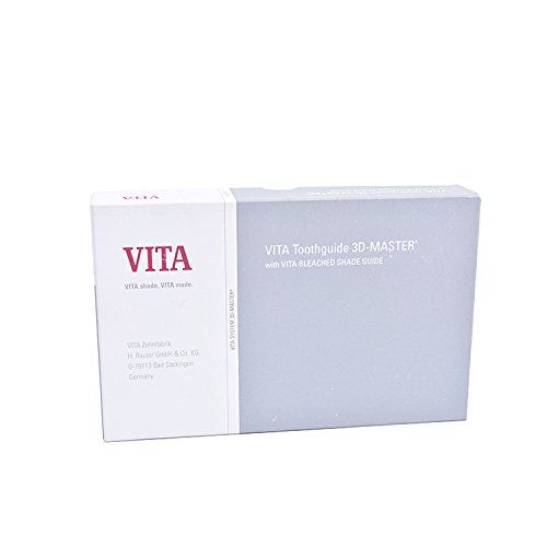  Annhua Dental Teeth Shade Guide, Vita Professional 3D-Master Style Tooth Whitening Shade Chart with 29 Colors