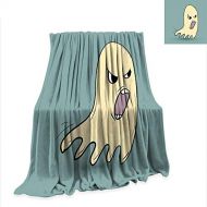 Anniutwo Lightweight Blanket Funny Monster Suitable for Childrens Stories and Fairy Tales Vector 90x60