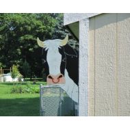AnnsBrushstrokes Cow Bull Head Barn Yard Peeker