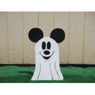 AnnsBrushstrokes Halloween Mickey Ghost Yard Sign