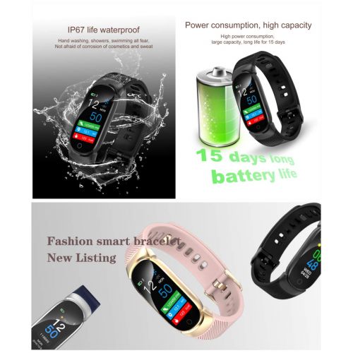  Annstar Fitness Tracker Armband Smart Bluetooth Sportuhr Herzfrequenz Schlaf Monitor Aktivitat Tracker